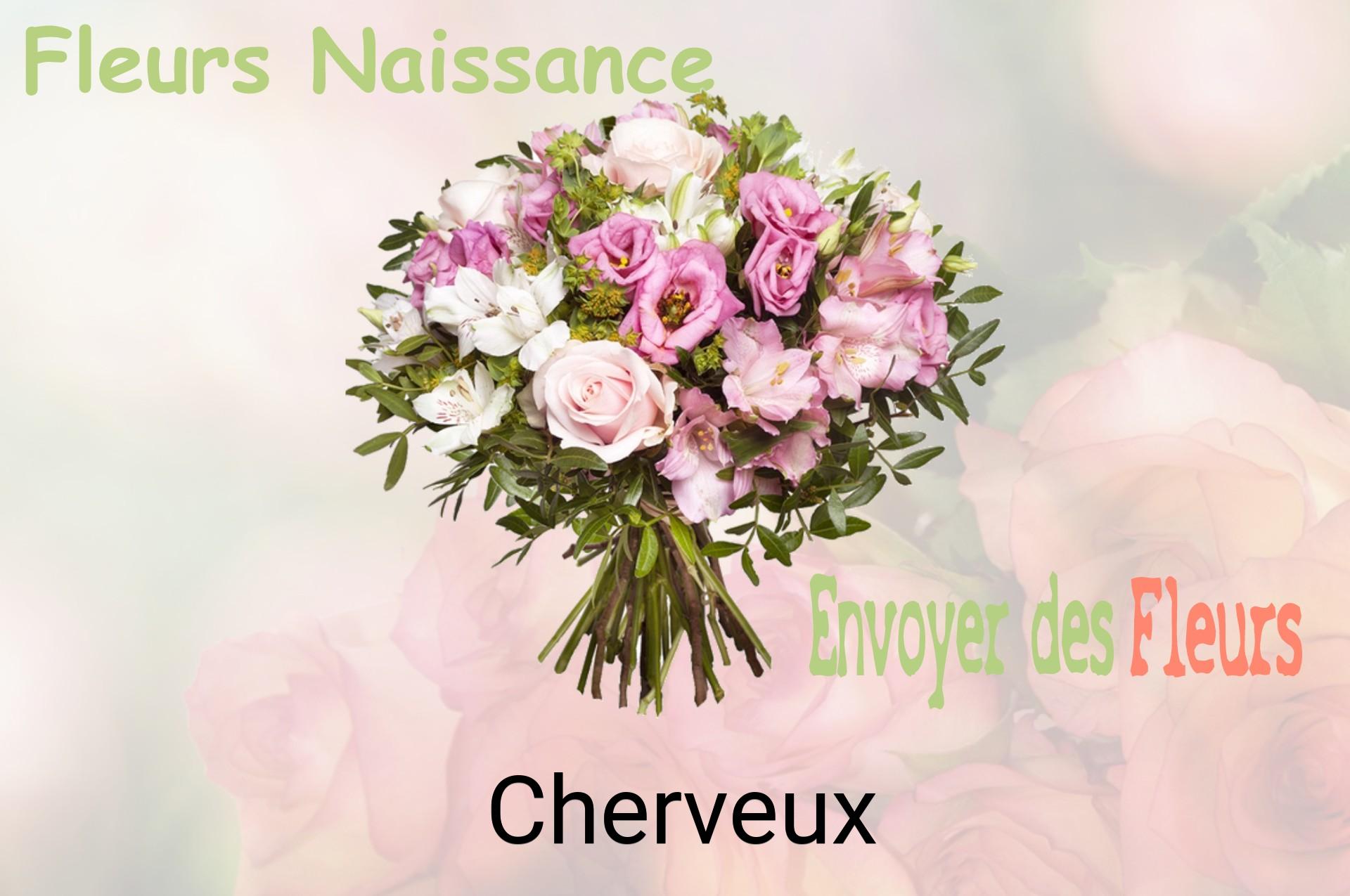 Bouquet de fleurs de naissance livré à Cherveux
